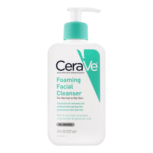 CeraVe Foaming Facial Cleanser Normal to Oily Skin 237ml