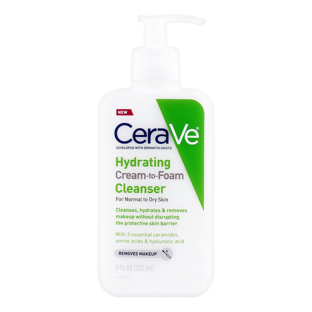 CeraVe Hydrating Cream-to-Foam Cleanser 237ml