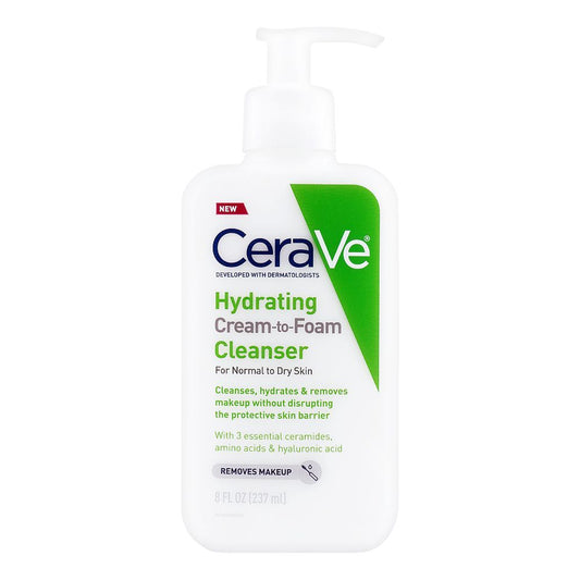 CeraVe Hydrating Cream-to-Foam Cleanser 237ml
